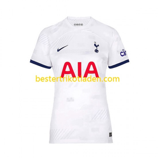 Fußballtrikot Tottenham Hotspur Heim Trikot Home 2023-2024 Kurzarm für Dame