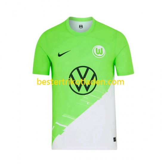 Fußballtrikot VfL Wolfsburg Heim Trikot Home 2023-2024 Kurzarm für Herren