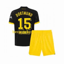 Fußballtrikot Borussia Dortmund Mats Hummels 15 Auswärts Trikot Away 2023-2024 Kurzarm für Kinder