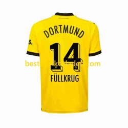 Fußballtrikot Borussia Dortmund Niclas Fullkrug 14 Heim Trikot Home 2023-2024 Kurzarm für Herren