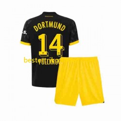 Fußballtrikot Borussia Dortmund Niclas Fullkrug 14 Auswärts Trikot Away 2023-2024 Kurzarm für Kinder