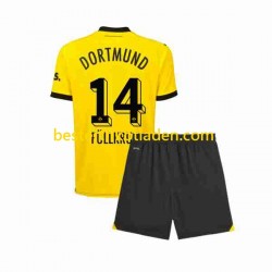 Fußballtrikot Borussia Dortmund Niclas Fullkrug 14 Heim Trikot Home 2023-2024 Kurzarm für Kinder