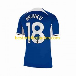 Fußballtrikot Chelsea Christopher Nkunku 18 Heim Trikot Home 2023-2024 Kurzarm für Herren