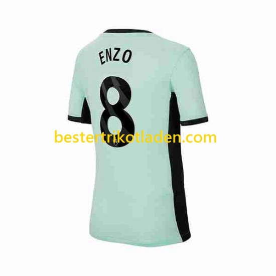 Fußballtrikot Chelsea Enzo Fernandez 8 Ausweich Trikot 3rd 2023-2024 Kurzarm für Herren
