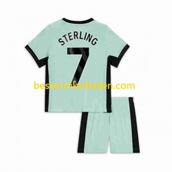 Fußballtrikot Chelsea Raheem Sterling 7 Ausweich Trikot 3rd 2023-2024 Kurzarm für Kinder