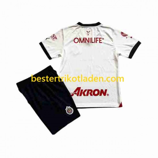 Fußballtrikot Deportivo Guadalajara Auswärts Trikot Away 2023-2024 Kurzarm für Kinder