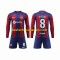 Fußballtrikot FC Barcelona Pedri 8 Heim Trikot Home 2023-2024 Langarm für Kinder