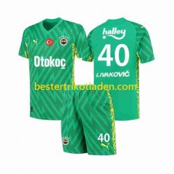 Fenerbahce Livakovic 40 Footbal Kit Torwart Heim Trikot Home 2023-2024 Kurzarm