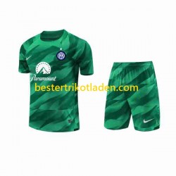 Fußballtrikot Inter Mailand Torwart Auswärts Trikot Away 2023-2024 Kurzarm für Kinder