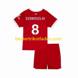 Fußballtrikot Liverpool Dominik Szoboszlai 8 Heim Trikot Home 2023 Kurzarm für Kinder