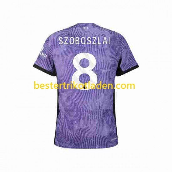 Fußballtrikot Liverpool Dominik Szoboszlai 8 Ausweich Trikot 3rd 2023-2024 Kurzarm für Herren