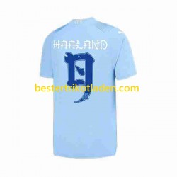 Fußballtrikot Manchester City Haaland 9 Special Printing Heim Trikot Home 2023-2024 Kurzarm für Herren