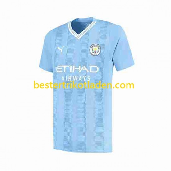Fußballtrikot Manchester City Haaland 9 Special Printing Heim Trikot Home 2023-2024 Kurzarm für Herren