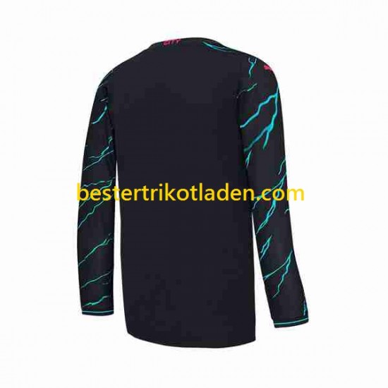 Fußballtrikot Manchester City Ausweich Trikot 3rd 2023-2024 Langarm für Herren
