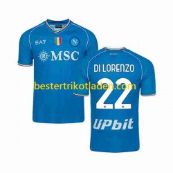 Fußballtrikot SSC Neapel DI LORENZO 22 Heim Trikot Home 2023-2024 Kurzarm für Herren