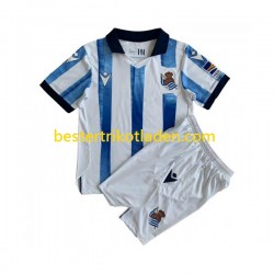 Fußballtrikot Real Sociedad Heim Trikot Home 2023-2024 Kurzarm für Kinder