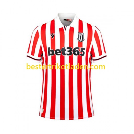 Fußballtrikot Stoke City Heim Trikot Home 2023-2024 Kurzarm für Herren