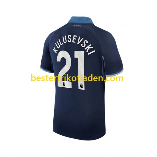 Fußballtrikot Tottenham Hotspur Kulusevski 21 Auswärts Trikot Away 2023-2024 Kurzarm für Herren