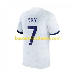 Fußballtrikot Tottenham Hotspur Son Heung-min 7 Heim Trikot Home 2023-2024 Kurzarm für Herren