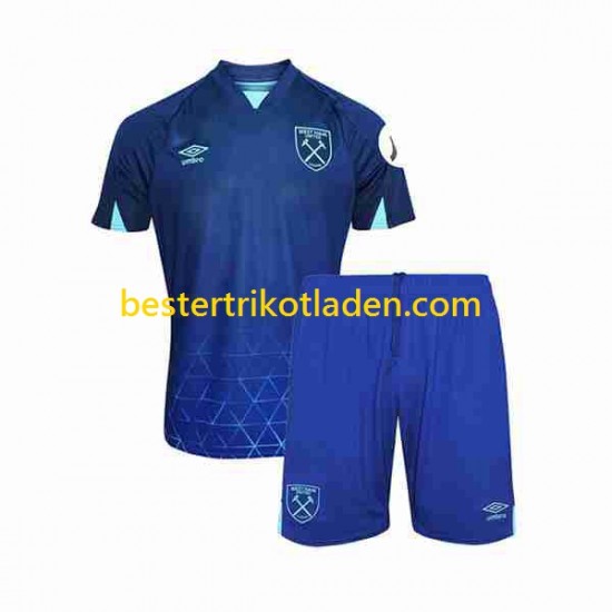 Fußballtrikot West Ham United Ausweich Trikot 3rd 2023-2024 Kurzarm für Kinder