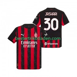 Fußballtrikot AC Mailand Ardon Jashari 30 Heim Trikot Home 2025-2026 Kurzarm für Herren