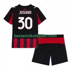 Fußballtrikot AC Mailand Ardon Jashari 30 Heim Trikot Home 2025-2026 Kurzarm für Kinder