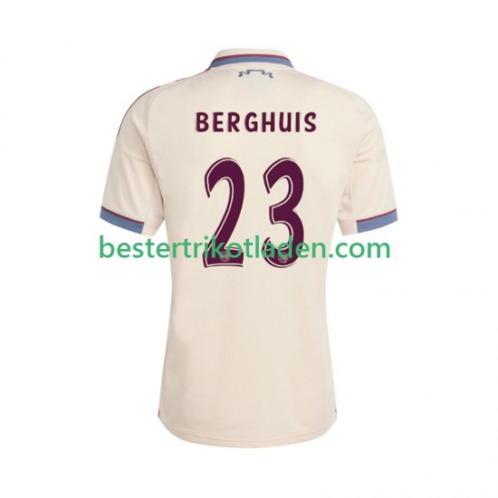 Fußballtrikot Ajax Amsterdam Steven Berghuis 23 Ausweich Trikot 3rd 2025-2026 Kurzarm für Herren