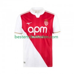 Fußballtrikot AS Monaco Heim Trikot Home 2025-2026 Kurzarm für Herren