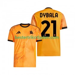 Fußballtrikot AS Rom Dybala 21 Auswärts Trikot Away 2025-2026 Kurzarm für Herren