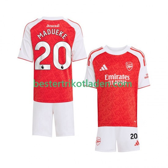 Fußballtrikot Arsenal Noni Madueke 20 Heim Trikot Home 2025-2026 Kurzarm für Kinder