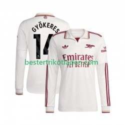 Fußballtrikot Arsenal Viktor Gyokeres 14 Ausweich Trikot 3rd 2025-2026 Langarm für Herren