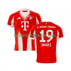 Fußballtrikot FC Bayern München Alphonso Davies 19 Heim Trikot Home 2025-2026 Kurzarm für Herren