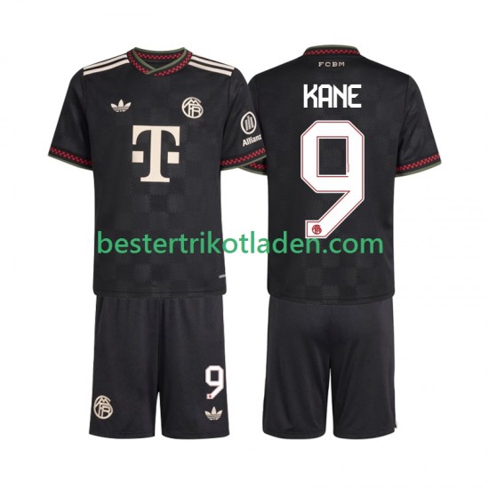 Fußballtrikot FC Bayern München Harry Kane 9 Ausweich Trikot 3rd 2025-2026 Kurzarm für Kinder