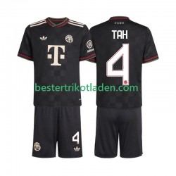 Fußballtrikot FC Bayern München Jonathan Tah 4 Ausweich Trikot 3rd 2025-2026 Kurzarm für Kinder
