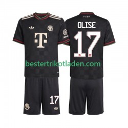 Fußballtrikot FC Bayern München Michael Olise 17 Ausweich Trikot 3rd 2025-2026 Kurzarm für Kinder