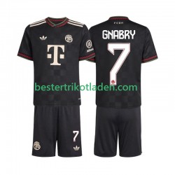 Fußballtrikot FC Bayern München Serge Gnabry 7 Ausweich Trikot 3rd 2025-2026 Kurzarm für Kinder