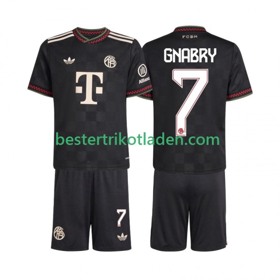 Fußballtrikot FC Bayern München Serge Gnabry 7 Ausweich Trikot 3rd 2025-2026 Kurzarm für Kinder