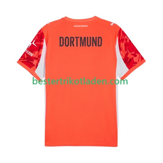 Fußballtrikot Borussia Dortmund Torwart Auswärts Trikot Away 2025-2026 Kurzarm für Herren