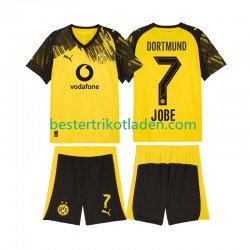 Fußballtrikot Borussia Dortmund Jobe Bellingham 7 Heim Trikot Home 2025-2026 Kurzarm für Kinder