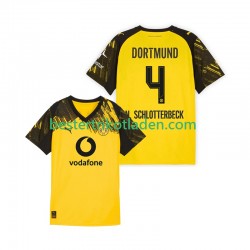 Fußballtrikot Borussia Dortmund Nico Schlotterbeck 4 Heim Trikot Home 2025-2026 Kurzarm für Herren