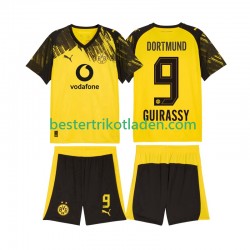 Fußballtrikot Borussia Dortmund Serhou Guirassy 9 Heim Trikot Home 2025-2026 Kurzarm für Kinder