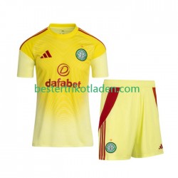 Fußballtrikot Celtic Glasgow FC Torwart Heim Trikot Home 2025-2026 Kurzarm für Kinder