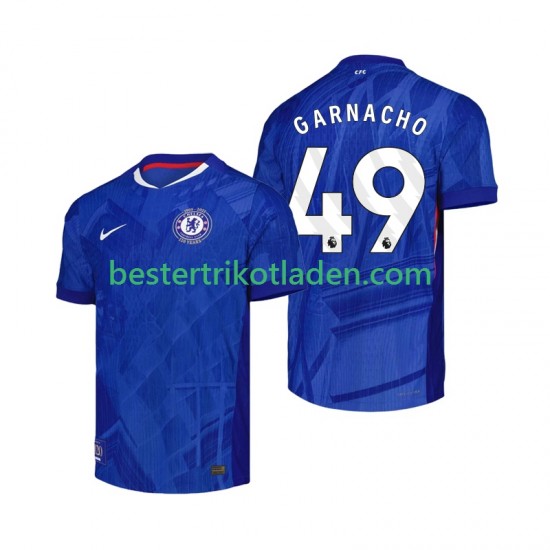 Fußballtrikot Chelsea Alejandro Garnacho 49 Heim Trikot Home 2025-2026 Kurzarm für Herren