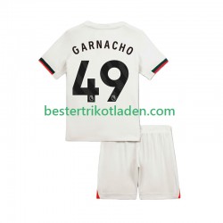 Fußballtrikot Chelsea Alejandro Garnacho 49 Auswärts Trikot Away 2025-2026 Kurzarm für Kinder