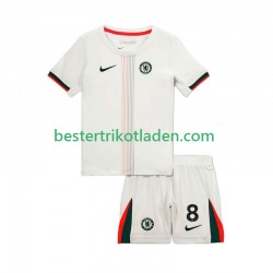 Fußballtrikot Chelsea Enzo Fernandez 8 Auswärts Trikot Away 2025-2026 Kurzarm für Kinder
