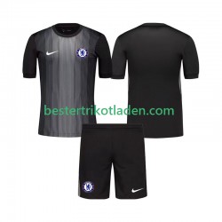 Fußballtrikot Chelsea Torwart Heim Trikot Home 2025-2026 Kurzarm für Kinder