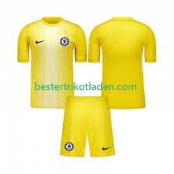 Fußballtrikot Chelsea Torwart Ausweich Trikot 3rd 2025-2026 Kurzarm für Kinder