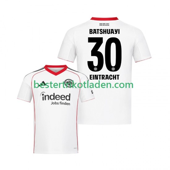 Fußballtrikot Eintracht Frankfurt Michy Batshuayi 30 Auswärts Trikot Away 2025-2026 Kurzarm für Herren