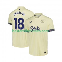 Fußballtrikot Everton Jack Grealish 18 Auswärts Trikot Away 2025-2026 Kurzarm für Herren