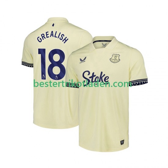 Fußballtrikot Everton Jack Grealish 18 Auswärts Trikot Away 2025-2026 Kurzarm für Herren